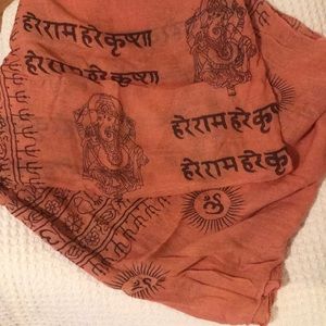Ganesh Om Meditation Cloth Prayer Shawl Scarf